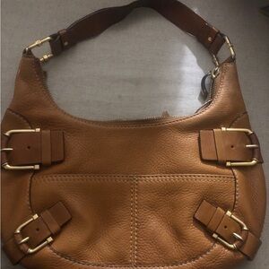 Micheal Kors Brown Leather Shoulder Bag ( Rehab)